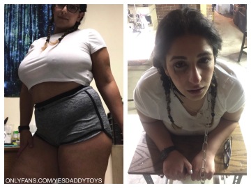 before and after her dick appointment with /u/yesdaddytoys