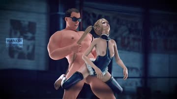 marie rose practicing with bass (wanksy) [dead or alive]
