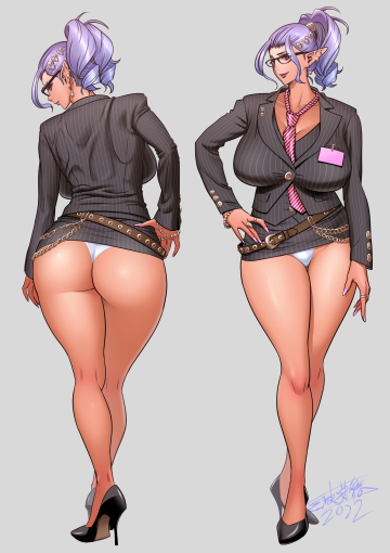 office lady elf panties exposed ( tatsunami youtoku ) [original]
