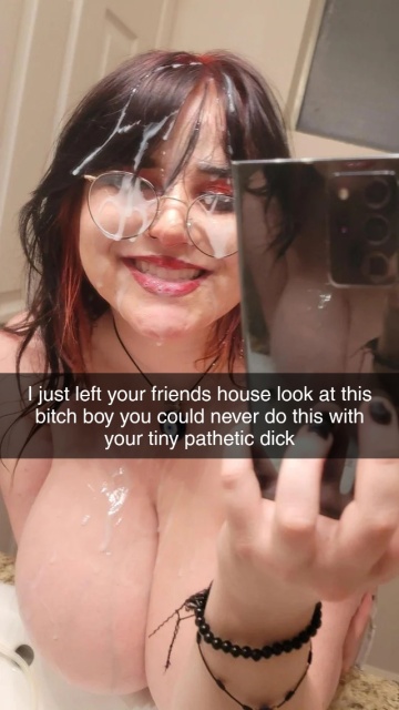 your girlfriend sent you a snap after meeting up with one of your friends...