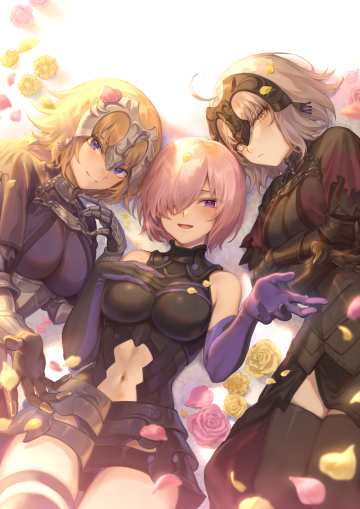 jeanne d'arc & jeanne alter & mashu kyrielight [fate]
