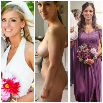 bride, naked, bridesmaid