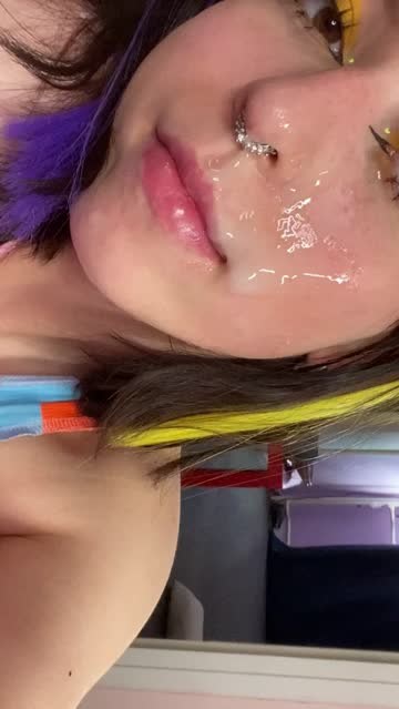someone said i am pretty with cum on my face, is it true? ;)