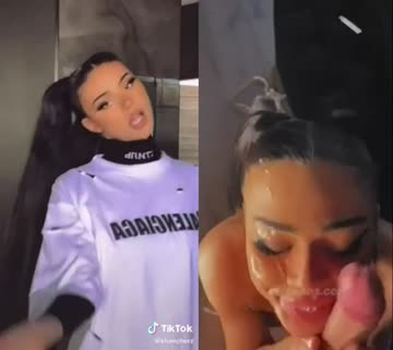 from tiktok to sucking cock 😈