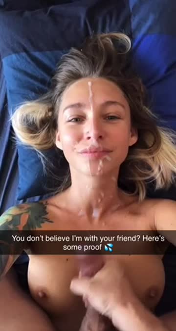 look how proud your slutty gf is