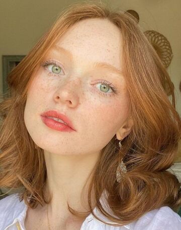 green eyed redhead beauty