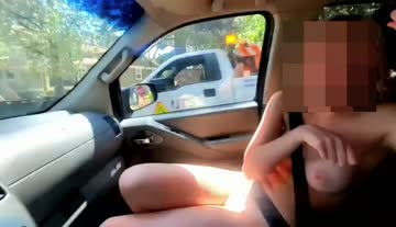 driving completely naked through a construction zone. they absolutely saw me... (sound on) [f]