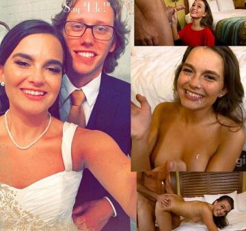 “i do” we see sexy bride