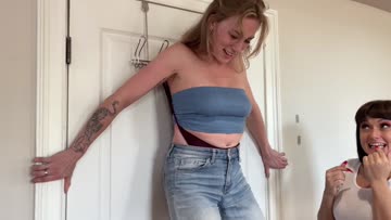 new! patreon.com/wedgiegirls - hanging wedgie contest with london, stella and unique - link in the comments