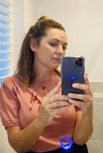 mature facial selfie. got to love it
