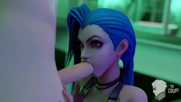 jinx giving a blowjob to a lucky guy (the count)