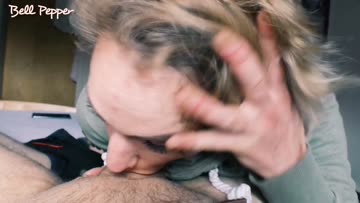 its only a deepthroat and a little bit spit