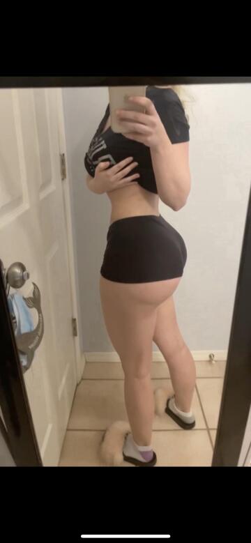 do you like the way this ass look in booty shorts?
