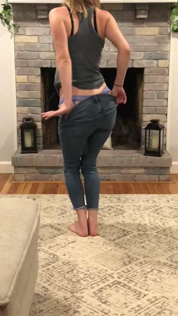just your 34y/o milf neighbor having fun giving a little striptease