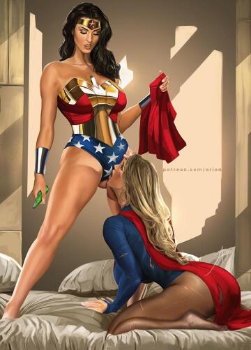 wonder woman vs supergirl by arion69 (2021)