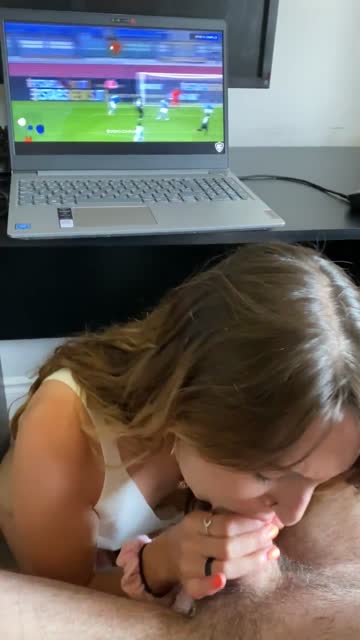 i basically just follow him around the house and start sucking when he pulls it out