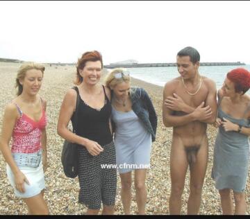 they insisted he go for a swim