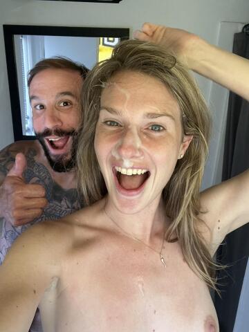 my friend painted my face and i enjoyed every second of it