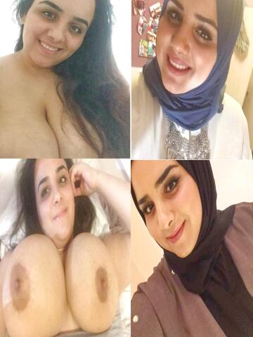 big boobs under hijab