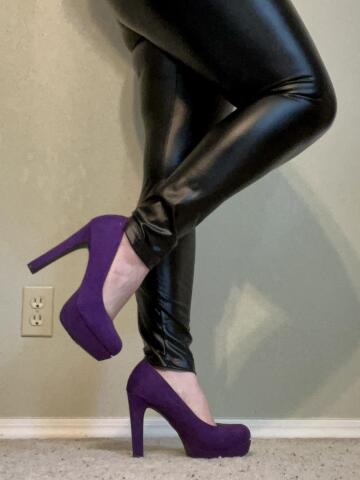 finally found purple pumps!! i’m in love!