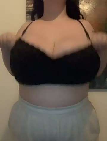 jumping up and down with my massive tits! oc