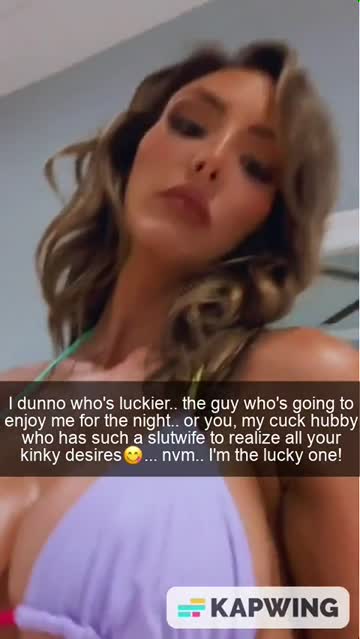 she's the lucky one to have a cuck hubby who supports her in enjoying sex with other men