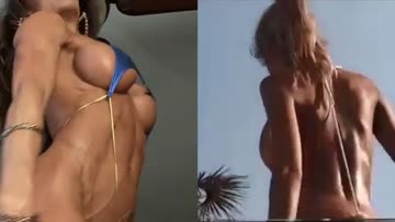 more muscle (julie on left), or less muscle (jodi on right)?