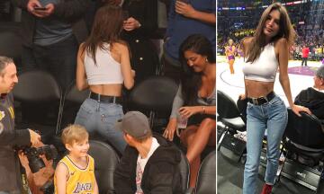 “i love going to watch the basketball in tight clothing. making all the fans stare at night tight body. all that for me to go home to my hung younger brother and ride his cock while telling how many guys were staring” big sis emily ratajkowski