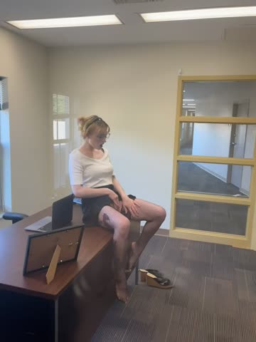 pov you’re my boss and you caught me on your desk misbehaving [f]