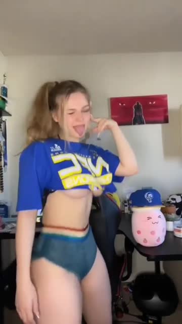 there she is