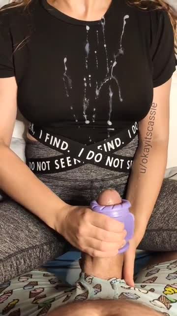 making him cover me with his favorite toy.