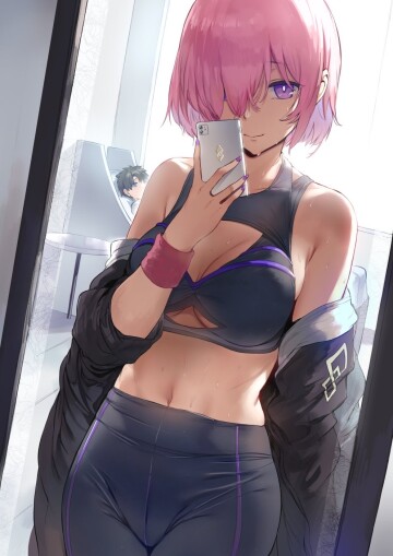 mash in the mirror (hews) [fate/grand order]