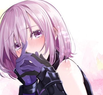flustered mashu