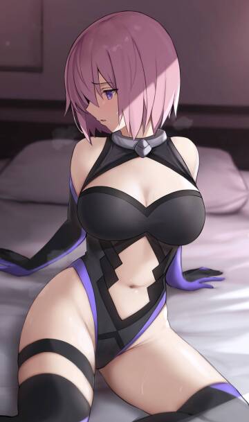mashu feeling a tad shy