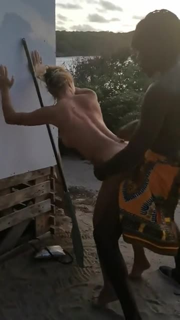 french milf banged by african tribe man
