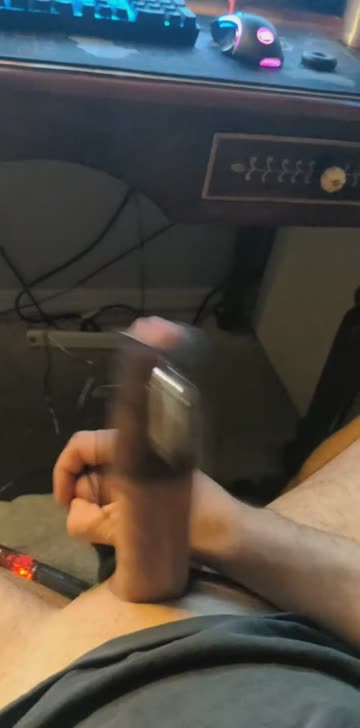 [proof] cum using a vibrator