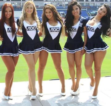 which sexy cheerleader you goin with?