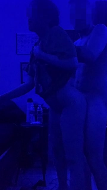 we had to be quiet, but couldn't keep our hands off each other ;) [oc]