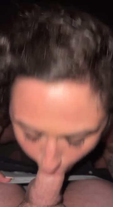 sucking him off outside