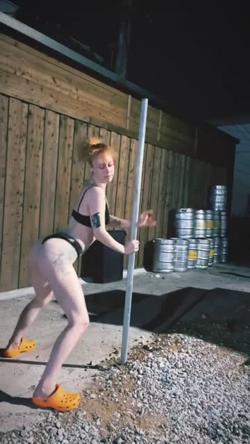 back alley strip club with methany