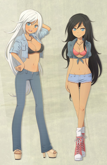 jeans & platform heels [original]