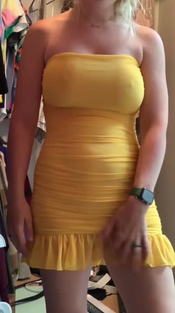 the nice thing about shein dresses is they are so thin that my nips make an obvious appearance.