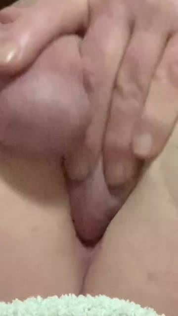 [ proof] cum while you try to fuck yourself