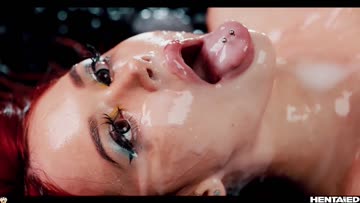 purple bitch bukkaked