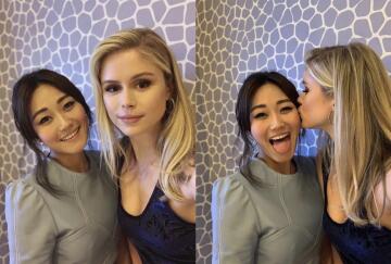 “let’s play a game! karen fukuhara and i have been arguing about who gives the best blowjobs. we’re going to take turns sucking your cock and the one who makes you cum is the winner! are you in?” -erin moriarty