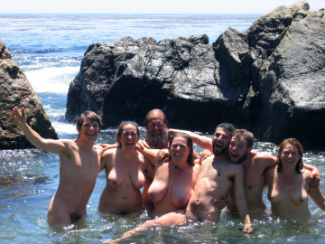 visit the nude beach with family and friends, it's fun!
