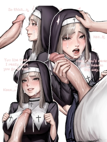 blessing wine on sisters face