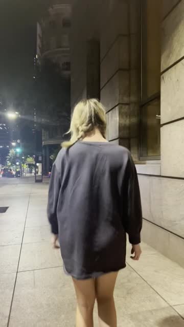 a quick tease on our way to my place