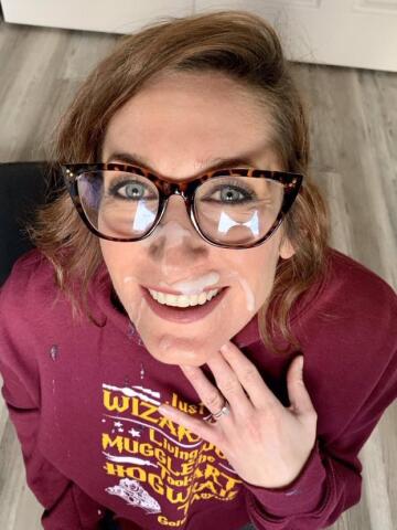 cum all over those glasses