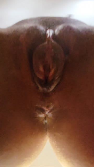 your view while i'm squating down and using your face